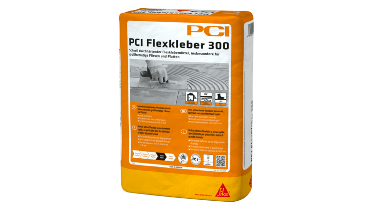 Oranger Sack PCI Flexkleber